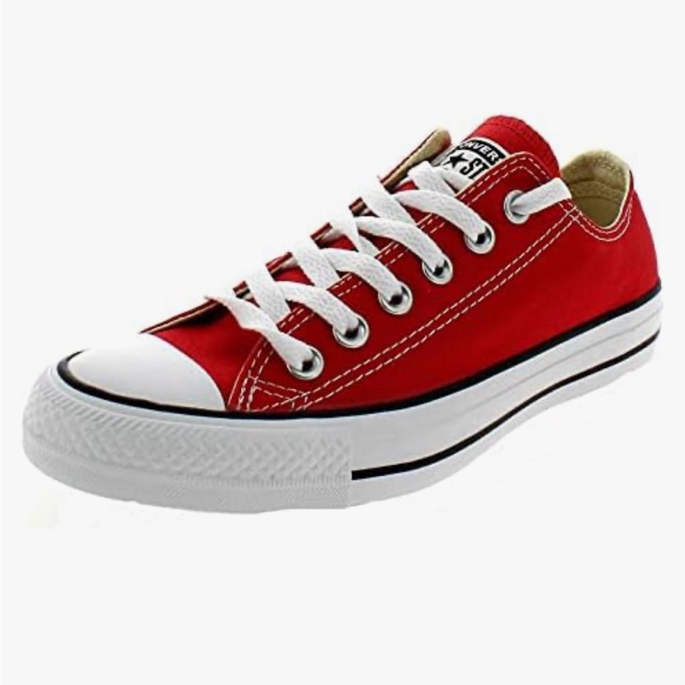 - Converse ALL STAR red  unisex shoes 👟  men’s 5  Women 7  size